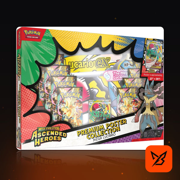 Premium Poster Collection Mega Lucario - Pokemon TCG