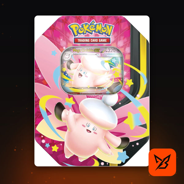 Mega Moonlit Tin Mega Clefable ex - Pokemon TCG